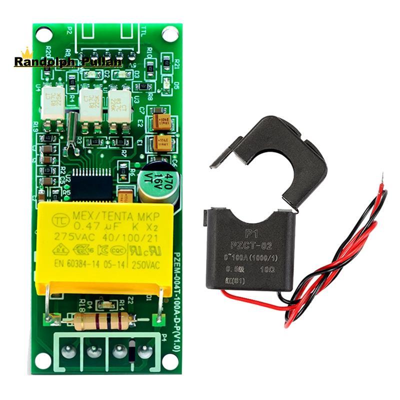 [Concessionais H] Acessórios De Substituição 100A PZEM 004T Wattímetro + Medidor CT Kwh Aberto Volt Amp Módulo De Teste