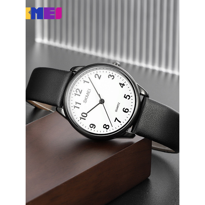 Momento beleza Skmei moda simples criativo senhoras relógio pequeno pulseira fina estudante feminino All-Match relógio d
