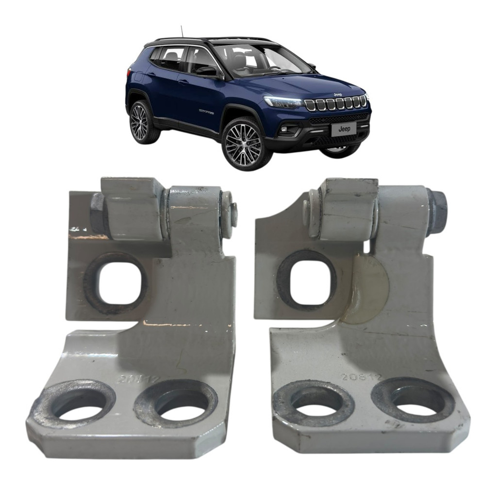 Par Dobradiça Porta Traseira Esq Jeep Compass 2017 a 2025
