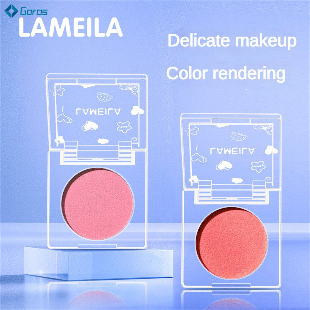 Blush Matte LAMEILA, Blush para Saúde e Beleza, Compacto e Portátil, Cor Única, Baixa Saturação, Ideal para 