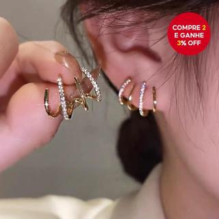  Brincos vintage elegantes para mulheres, luxo minimalista, joias delicadas, presente