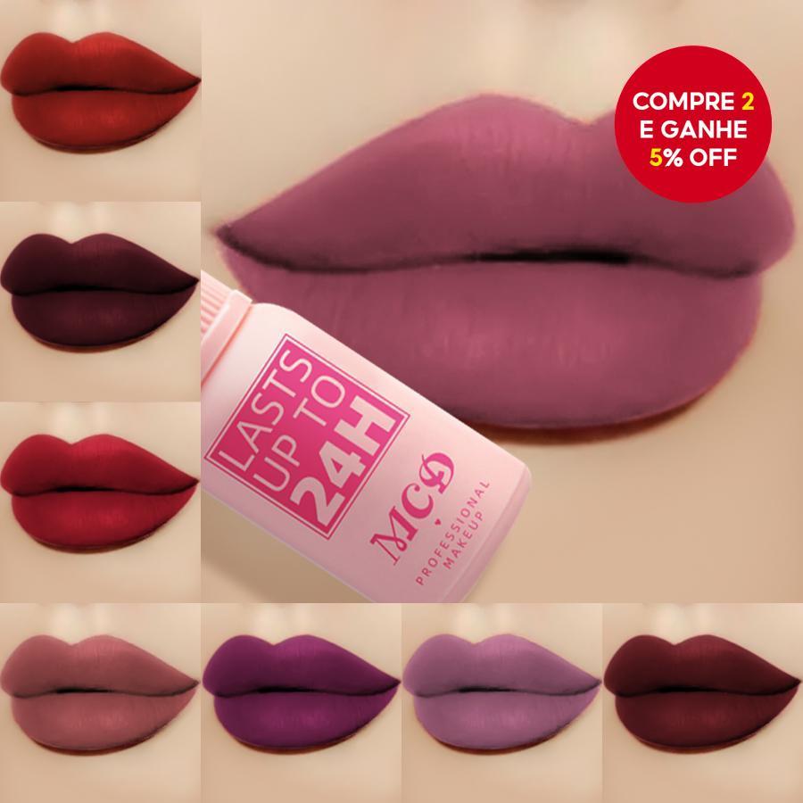 Brilho Labial Fosco 19-cores Nude Batom Líquido à Prova d'Água de Longa Duração Vermelho Preto Maquiagem Labial Glaze