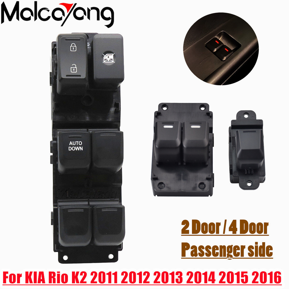 Interruptor De Janela Elétrica 93570-4X000 Para KIA Rio K2 2011 2012 2013 2014 2015 2016 93580