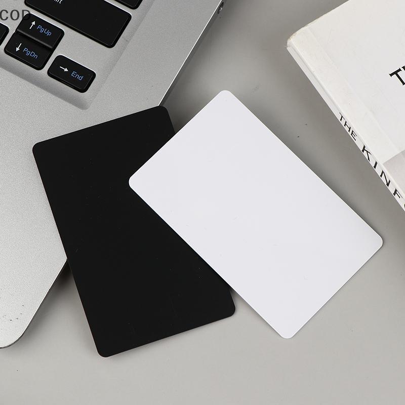 [glc] 5/10 Unidades NFC215 Bla Cartões Brancos Regraváveis NFC NT-AG215 De PVC Em Branco Fácil Conveniente Cartão De Vis