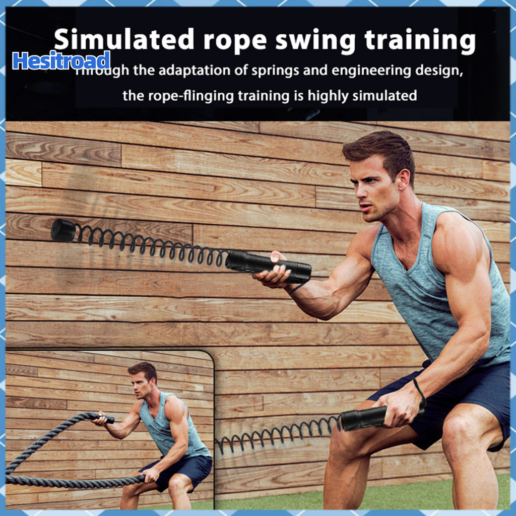 1 or 2 Pcs Ropeless Battle Rope Portable Lightweight Workout for Arm Muscle Strength Training Non-slip Home Gym Fitness 