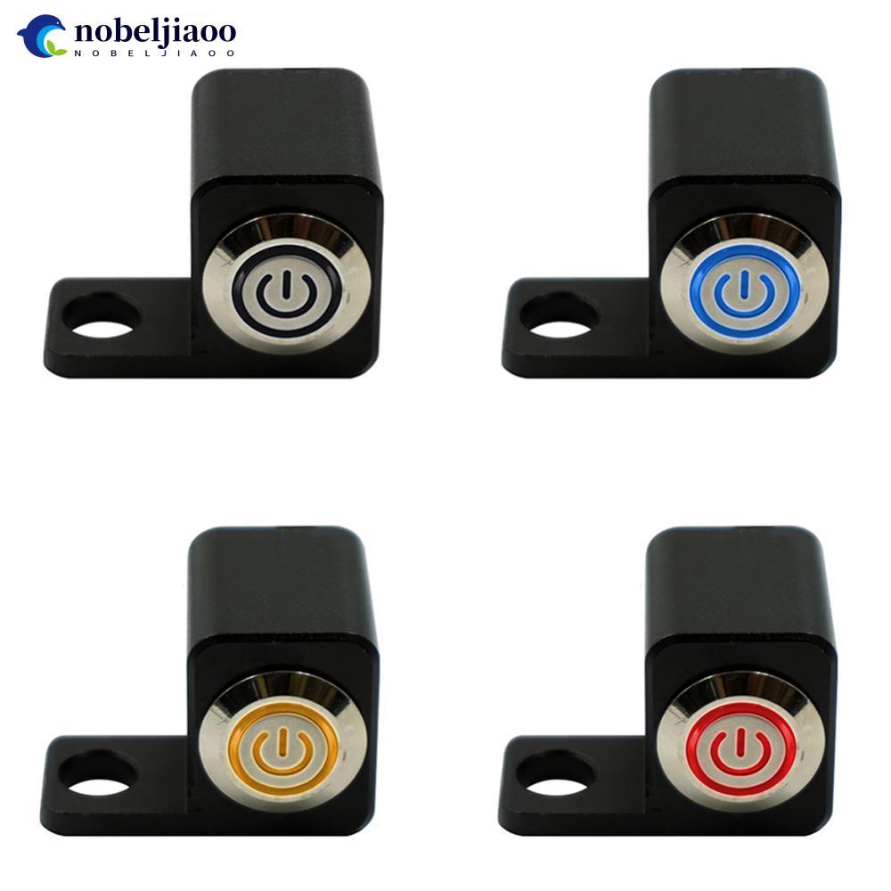NOBELJIAOO CNC Motocicleta Switche Interruptor De Alimentação Guiador Controle Para Farol Alto Baixo Feixe Luz Nevoeiro