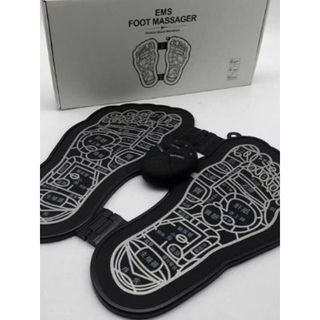 Massageador Elétrico de Pés EMS Tens Fisioterapia Recarregável USB, Portátil, Fique Livre das Dores nos Pés
