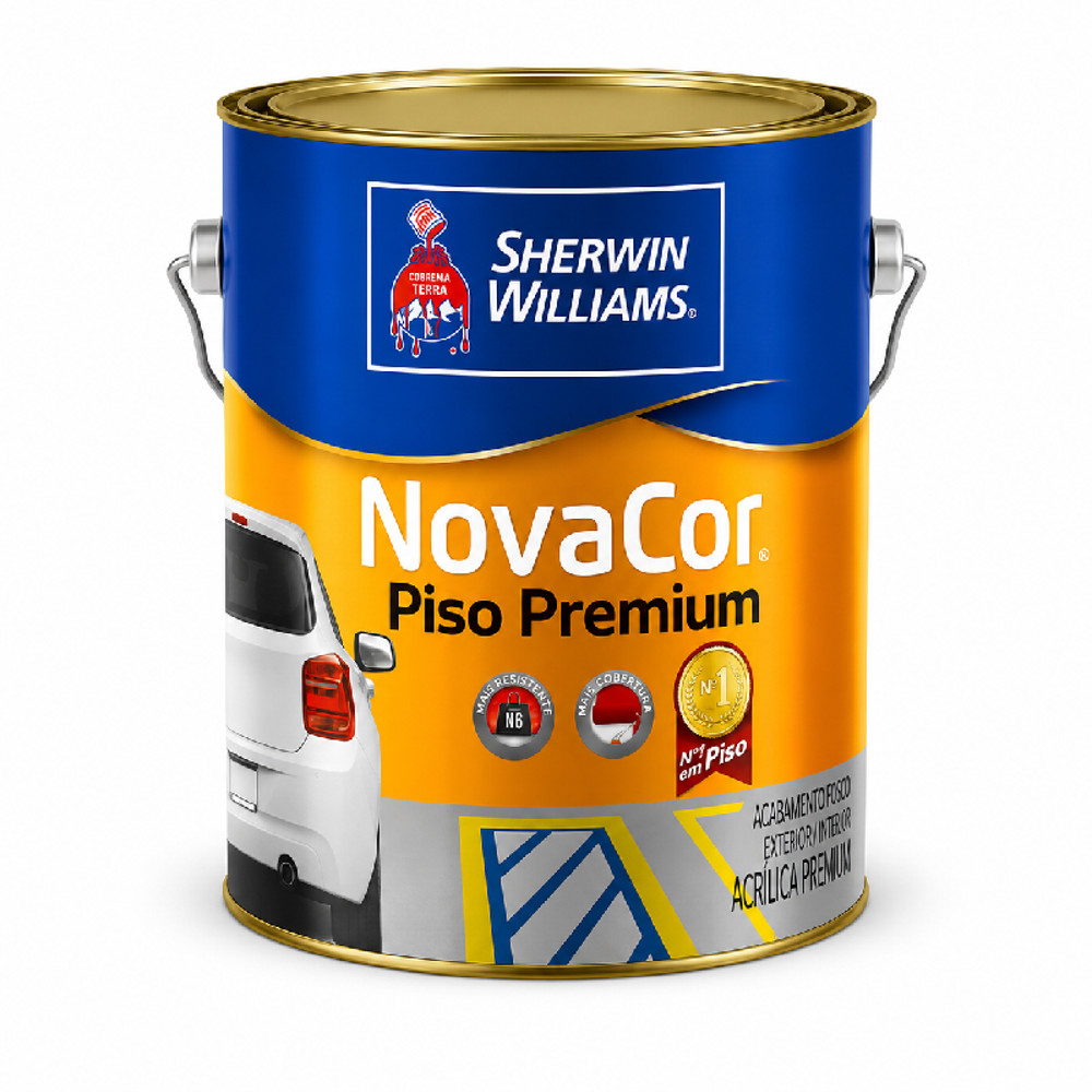 Tinta Piso Premium Acrílica Novacor Sherwin Williams 3,6L