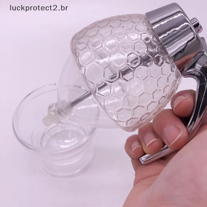 Copo De Xarope De Suco LPHG Dispensador De Gotejamento De Abelha Chaleira Pote De Armazenamento De Recipiente De Mel .