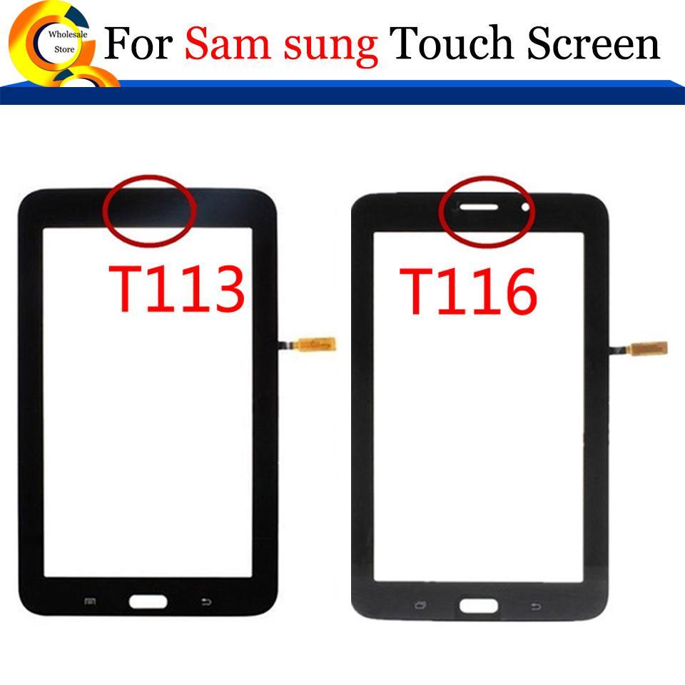 10 Pçs/Lote Para Samsung Galaxy Tab 3 T116 t114 T110 t111 T113 Painel Digitalizador De Tela De Toque