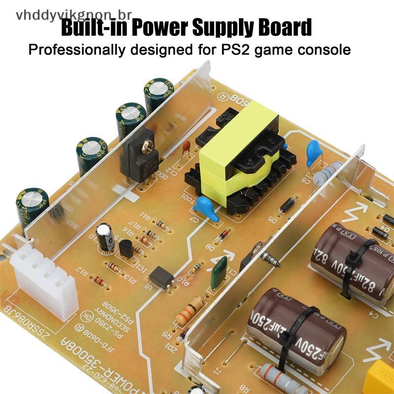 Placa De Fonte De Alimentação vhddyvikgnon Para Sony PS2 Fat Console 30000 A 39000 Transformador De Embutido 110V-220V U