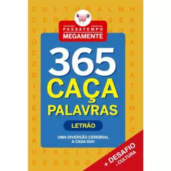 Passatempo Megamente 365 Caça Palavras | Letrão | Amarelo