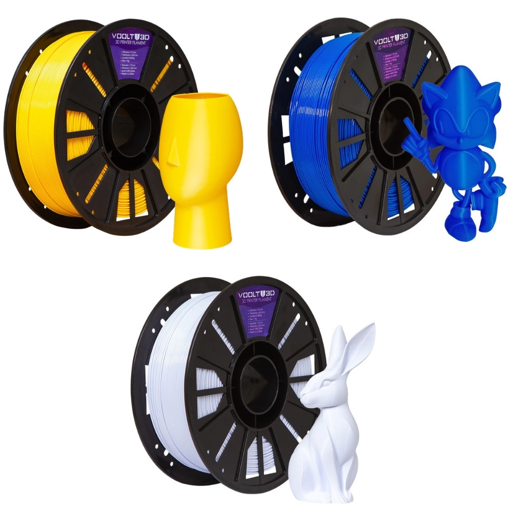 Filamento Impressão 3D Voolt Petg HF 1,75mm Várias Cores 1Kg
