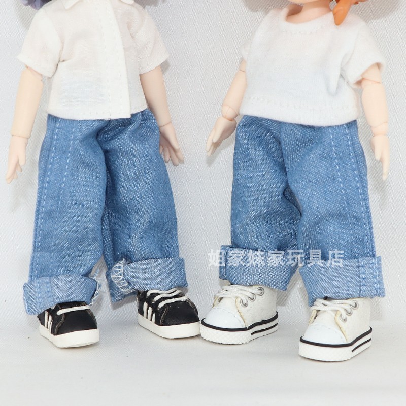Ob11 roupas de bebê casuais calças de perna larga 12 pontos bjd roupas de bebê gsc p9 p10 molly sorvete corpo adequado