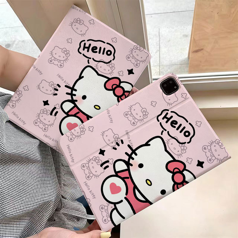 Hello Kitty Print Book Style Tablet Case Para SAMSUNG Galaxy Tab A7 10.4 2022 2020 A 10.1 2019 SM-T500 T505N T509 T515 T