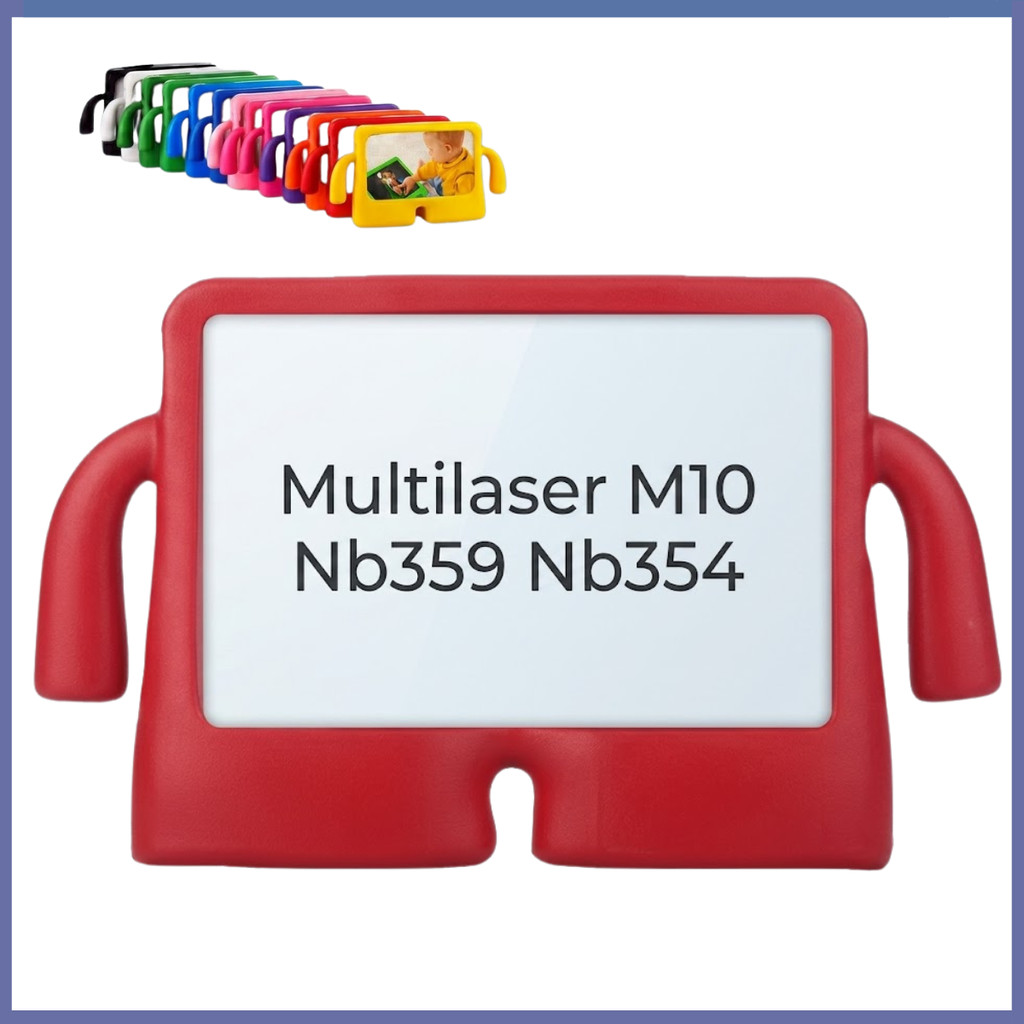 Capa Infantil Bracinhos Para Multilaser M10 Nb359 Nb354