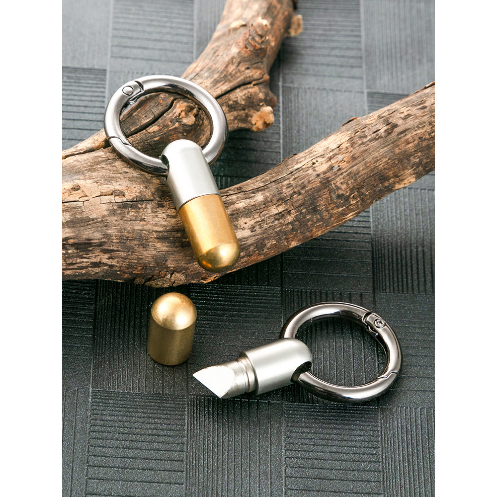 Unboxer ferramenta de corte em miniatura cápsula afiada faca chaveiro equipamento de bolso portátil