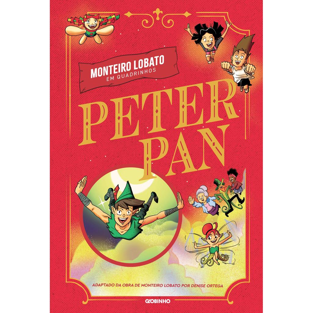 Livro Peter Pan em quadrinhos - Capa Comum
