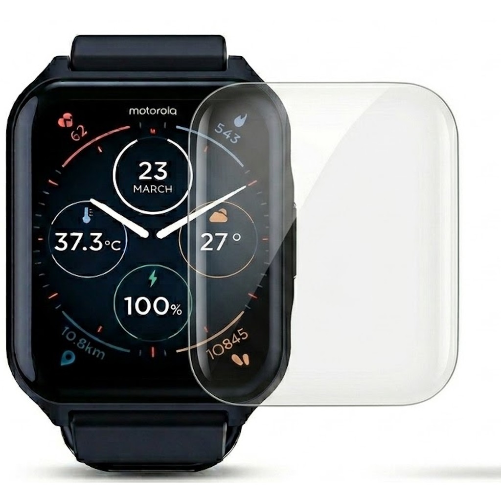 Película De Hydrogel Flexivel Para Smartwatch Motorola Moto Watch 70 (Privativa,