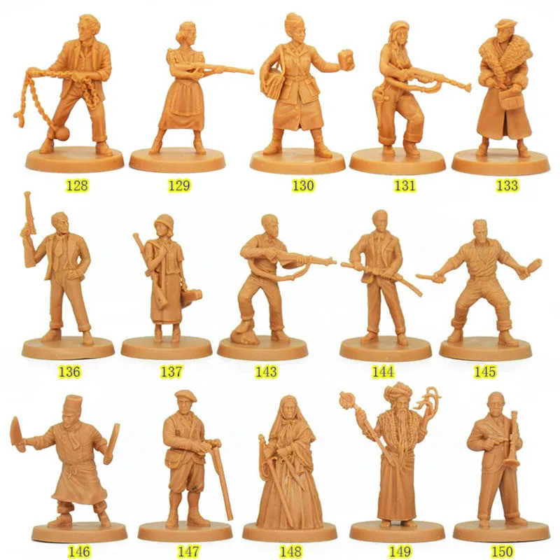 Jogo De Tabuleiro TRPG DMD Cthulhu Death May Die Miniaturas , Figuras Pintadas De Expansão 128-150 KS Para RPG De Terror