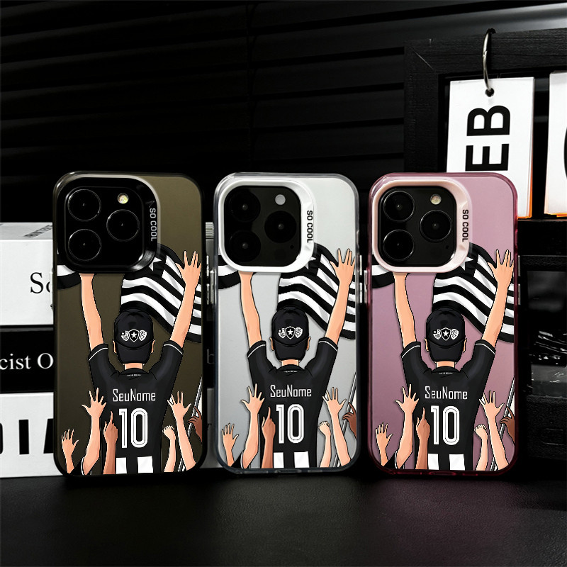 Capinha personalizados Botafogo futebol clube 2 Para iPhone 13 normal 16 15 14 12 11 17 13 Pro Max 14 Plus 13 Pro Capa