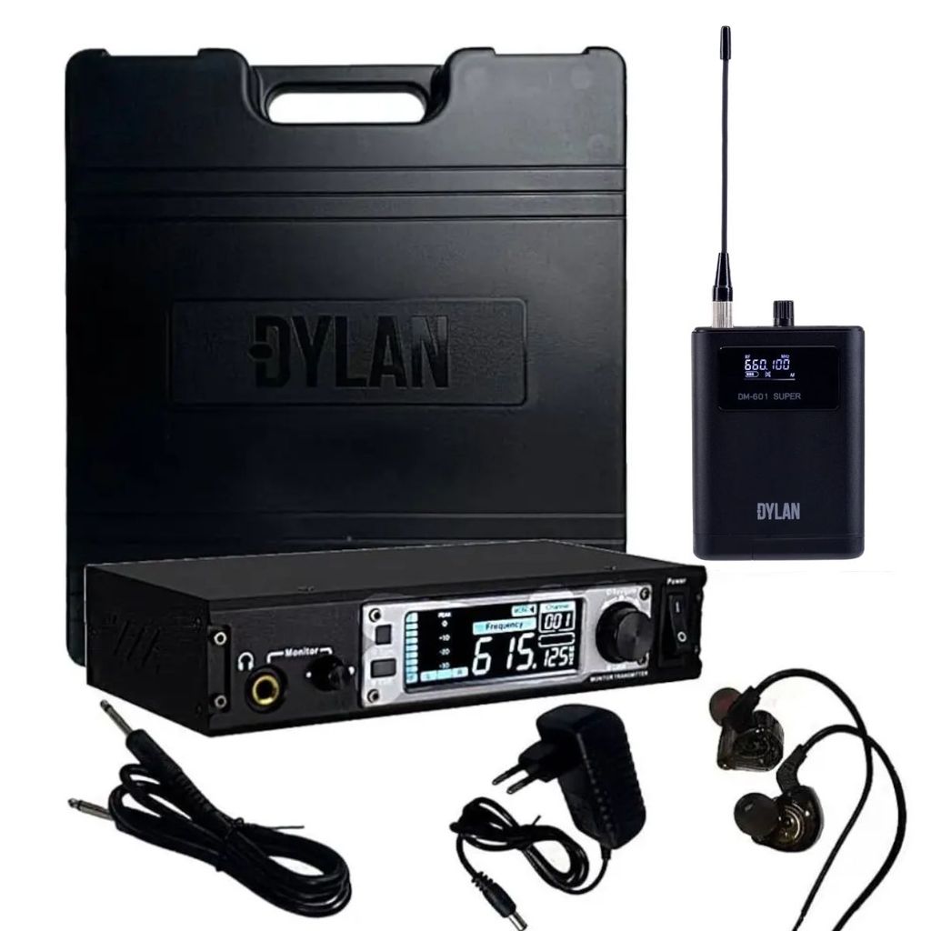 Sistema de Monitoramento In Ear Dylan DSM-601 Super Stereo