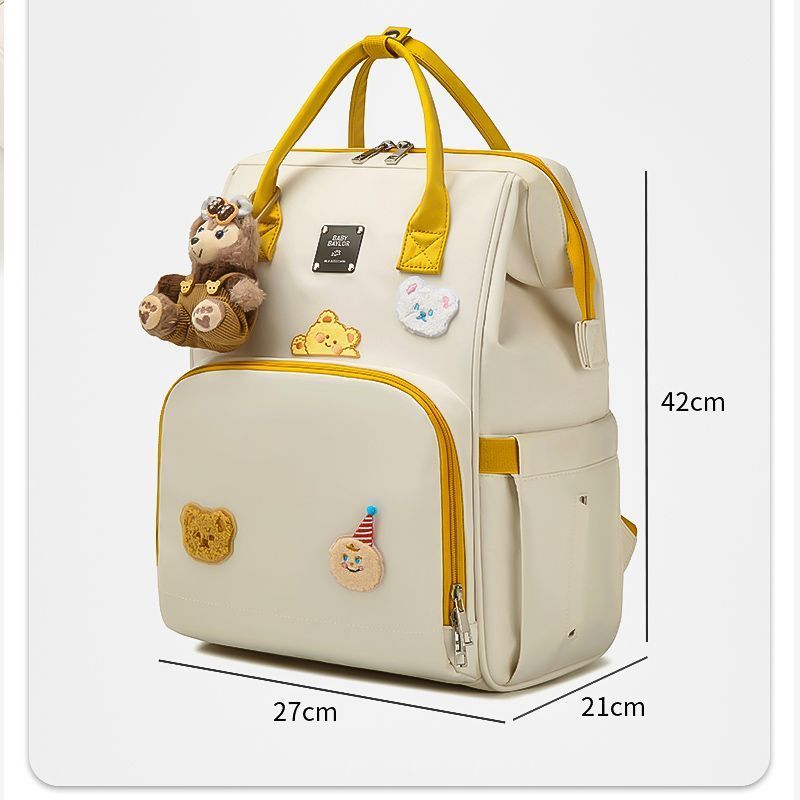 Novo estilo ins bolsa de mamãe multifuncional mochila leve de grande capacidade passeio com bebê à prova d'água mãe bebê