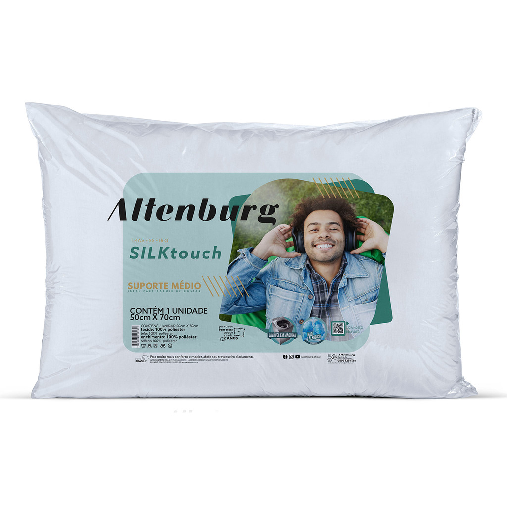 Travesseiro Silk Touch 50x70cm - Altenburg