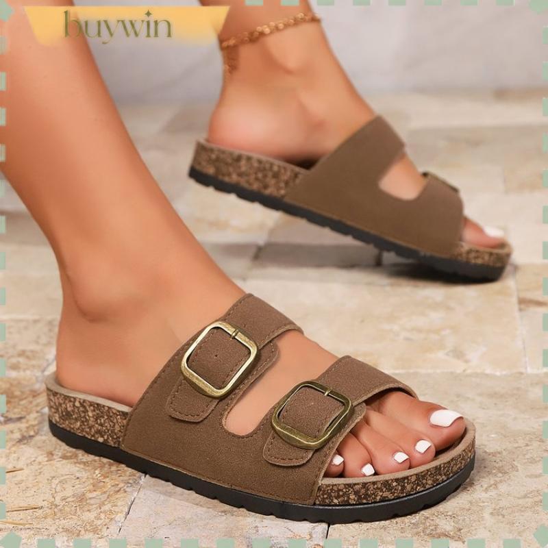 Papete Sandalia Beira Rio Birken Feminina Flatform Fivela