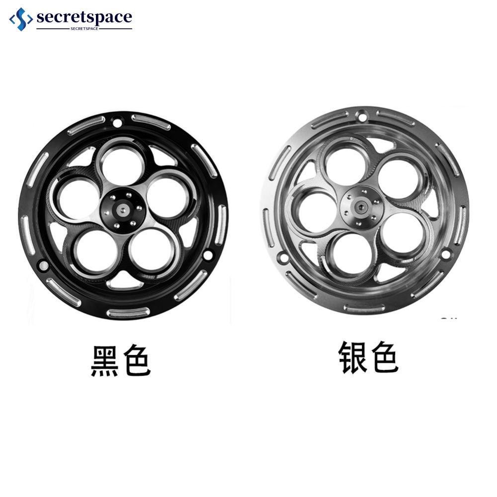 SECRETSPACE Motocicleta CNC Tampa De Ventilador Giratório De Alumínio Para VESPA Primavera Sprint 150 Cobertura De Resfr