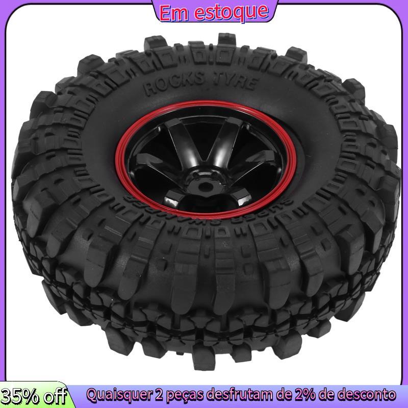 Pneu De Roda De Aro De 110 Mm 1.9 Polegadas Para 1/10 RC Rock Crawler SCX10 D90 TRX4