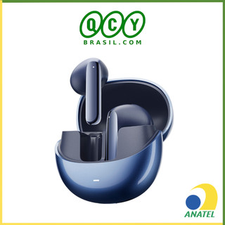 Fone de Ouvido QCY HT10 AilyBuds Pro ANC Modo Gamer Sem Fio Bluetooth 5.3 Multiponto iPX5 30h