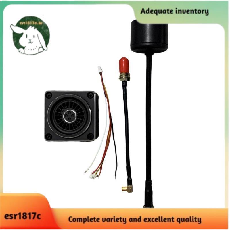 3.3G 5W VTX 16CH FPV Transmissor De Áudio E Vídeo Com Dissipador De Calor + Ventilador DC7-36V Suporta 2-8S Para Drone R