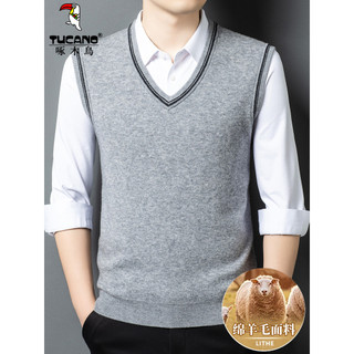 Woodpecker outono inverno novo estilo malhas masculinas camisola interna de meia-idade idosos quente pai Wear W