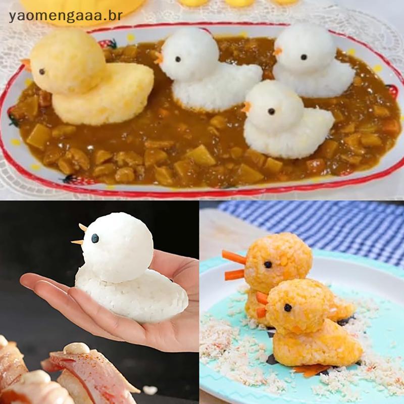 [yaoaa] Clipe Fofo Para Fazer Molde De Arroz Em Forma De Du Crianças Ao Ar Livre DIY Snowball Maker Sushi Com Alça COD
