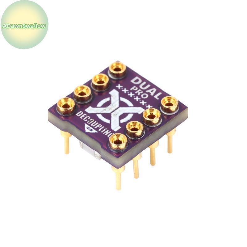 ADS 1 Pcs Amplificador Operacional Duplo Atualização Soet Base Desacoplamento Para Atualizações De Audiófilo E Kits DIY