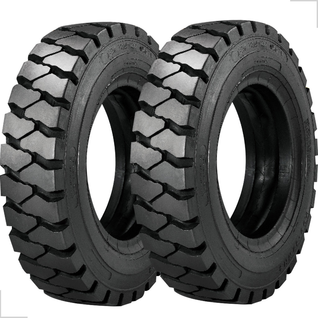 Kit 2 Pneu Xtra Aro 10 650-10 Empilhadeira Com Câmara e Protetor