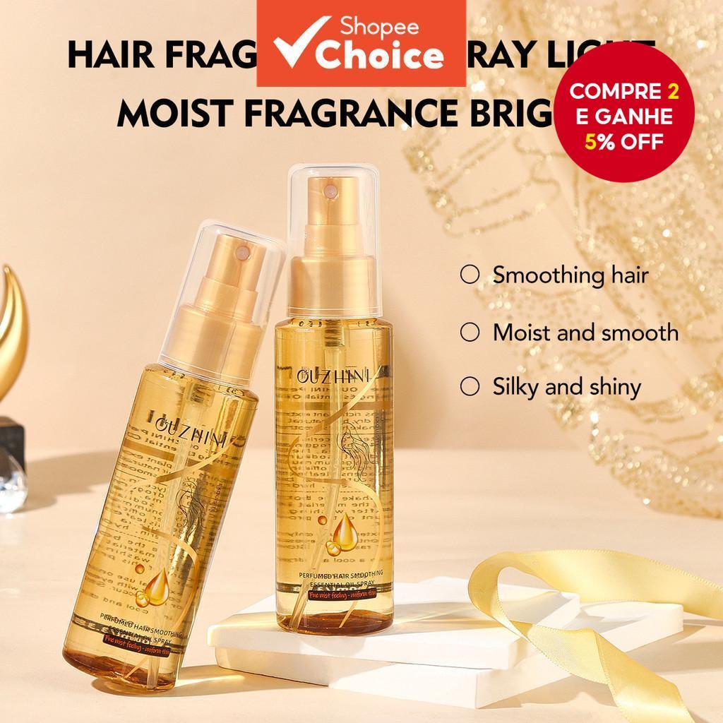 Novo Essência Capilar Perfumada, Óleo para Cachear e Alisar Cabelo, Óleo Brilhante para Mulheres