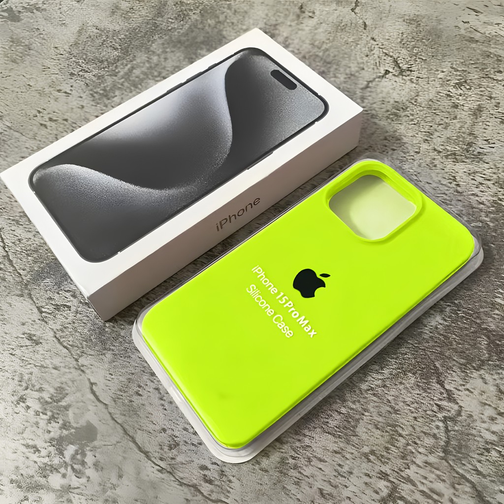Capinha para iPhone Capinha silicone líquido Capinha importada para iPhone Ins Fluorescente Verde Macio Waxy iPhone17pro