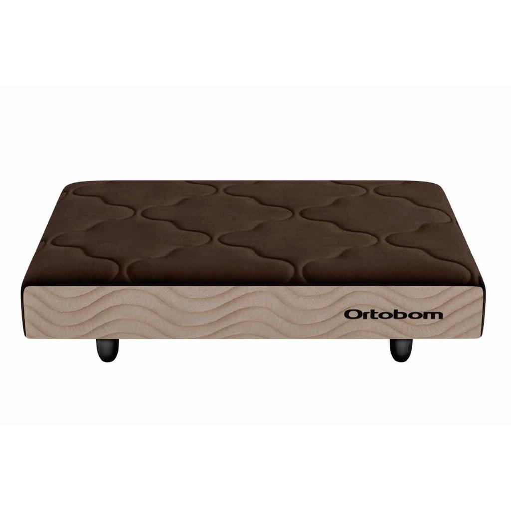 Colchão PET Cachorro / Gato Grande Ortocamapet Bege (80x100x13) - Ortobom