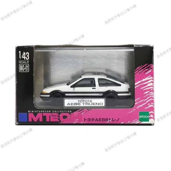 MTECH Modelo de carro fora de impressão 1: 43 Toyota AE86 TRUENO Inicial D Toyota 86 Toyota SPRINTER TRUENO AE86 Modelo