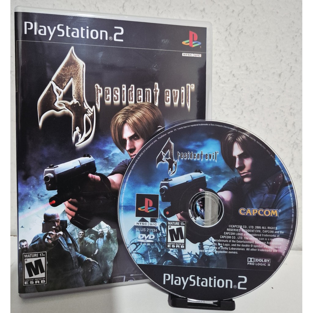 Resident Evil 4 Dublado e Legendado para PS2 - Midia Fisica