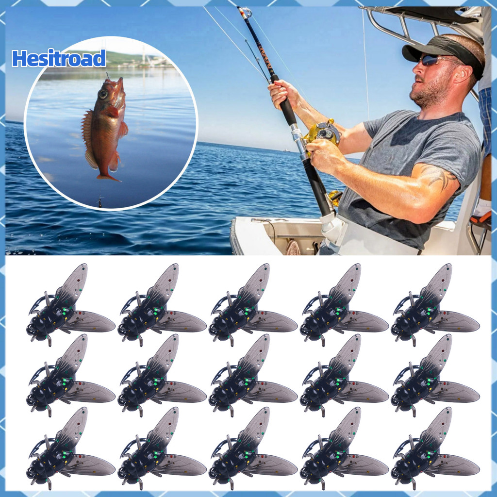 15pcs Realistic Mini Fly Fishing Lures Kit – Portable Bionic Swimbaits for Freshwater Saltwater Fish Perfect for South