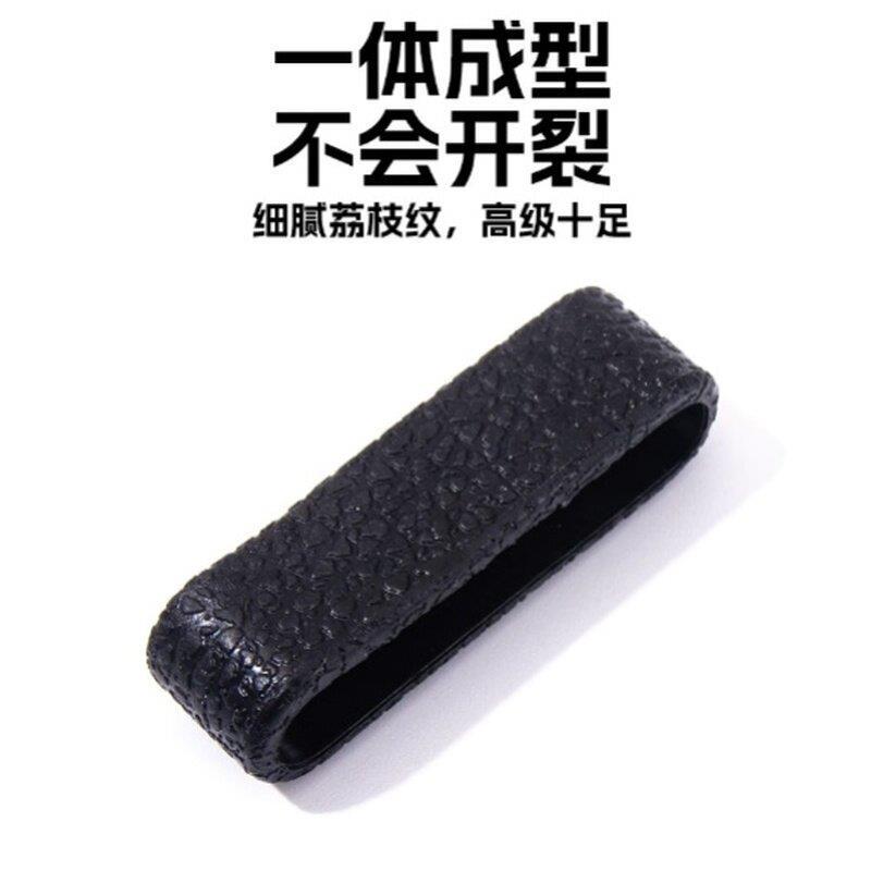 Cinto cauda anel de fixação couro genuíno masculino 3.5 anel largo calças cinto cauda acessórios fixação anel couro five