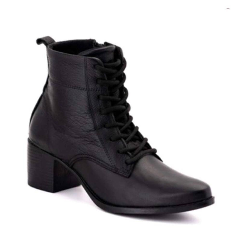 Bota Trilha da Lua Cano Baixo Couro - Feminina