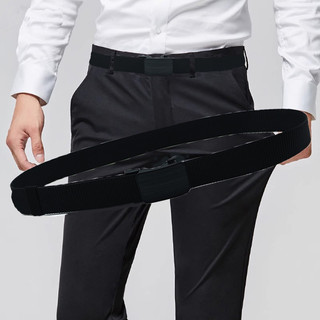 Cinto masculino com fivela automática, cinto de Nylon 150CM170CM, estilo pai, Casual, trançado estendido