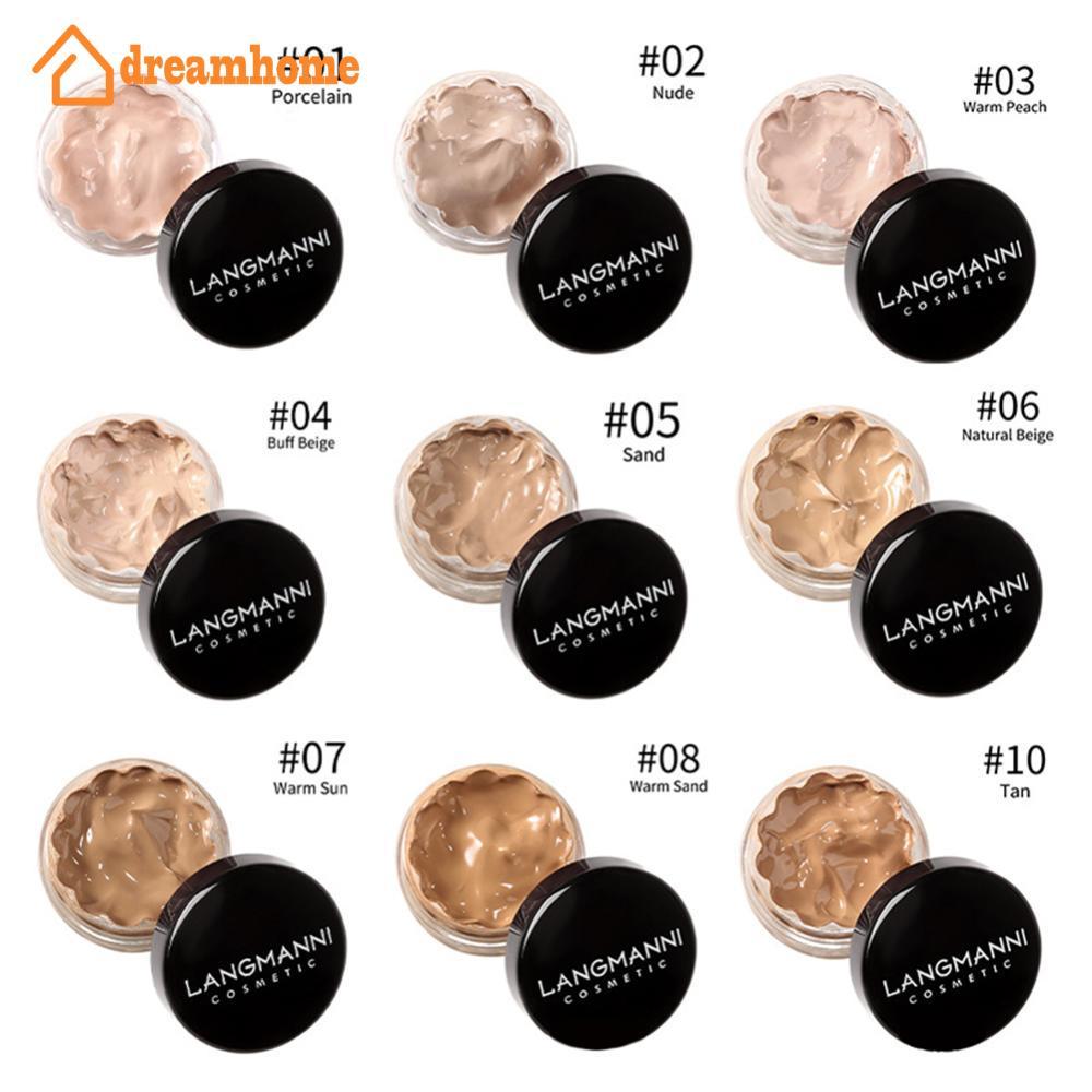 DREAMHOME 2 Em 1 Corretivo Macio Creme Base E Bronzer Cobertura Edificável Maquiagem Facial Para Uso Diário Olheiras Man