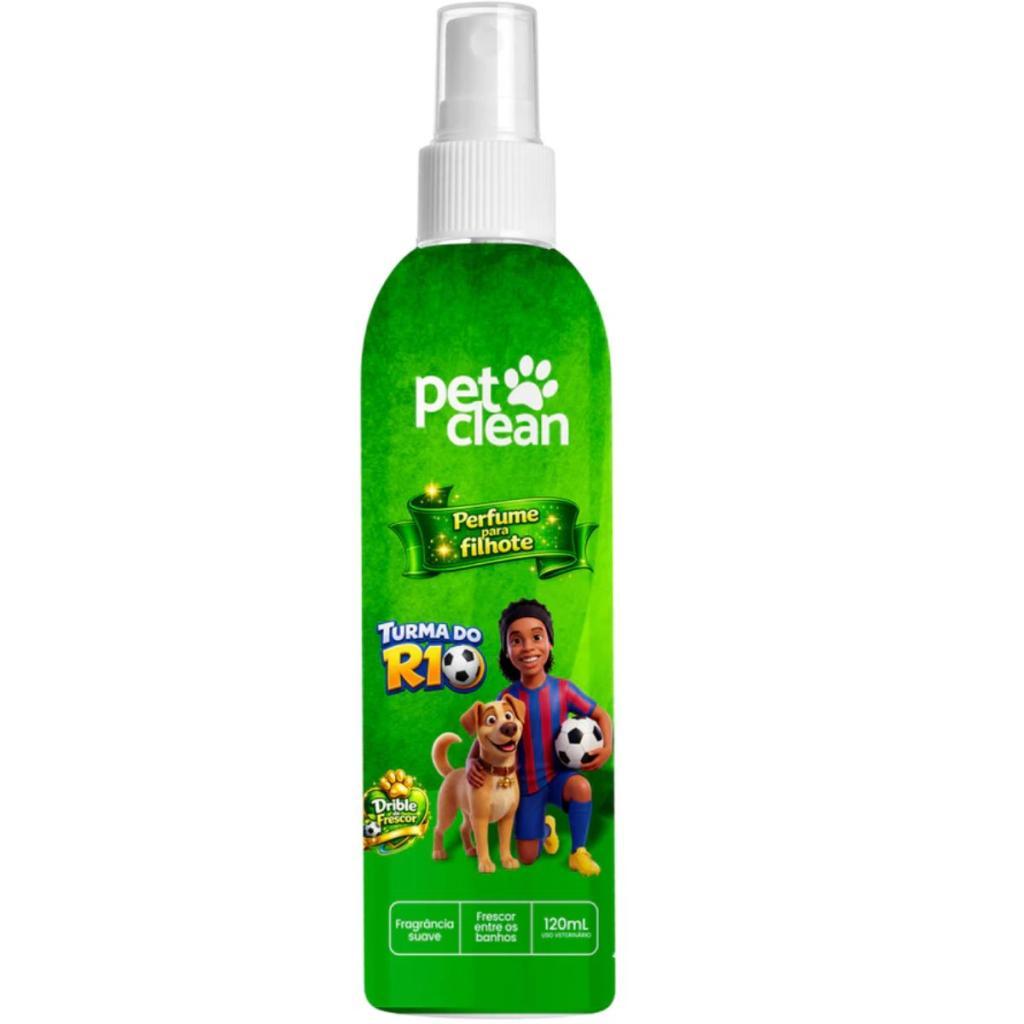 Perfume Filhotes Pet Clean Caes e Gatos Turma do R10 120ml