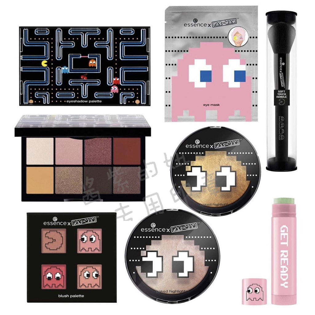 Pronto estoque Alemanha essência Edição limitada pac man pac man Limited Blush Palette Highlighter Eyeshadow Palette