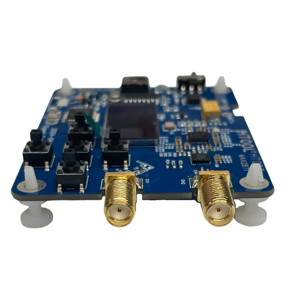 Módulo De Fonte De Sinal RF HT008 MAX2871 23.5-6000 Mhz , Controle De Porta Serial Com Canal CH2 , Função De Ajuste De E